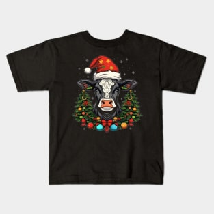 Cow Christmas Kids T-Shirt